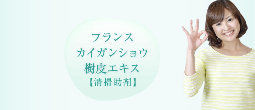 お口の汚れを取りやすくする成分（写真）
